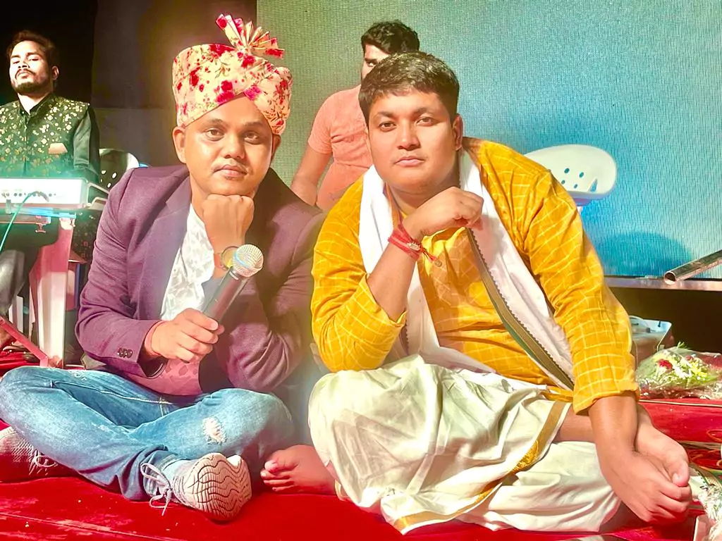 Anil Yadav with Golu Raja